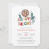 Invitation Fête de vacances Retro (Devant)