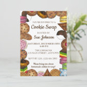 Invitation Fête de vente de pâtisseries de Noël (Debout devant)