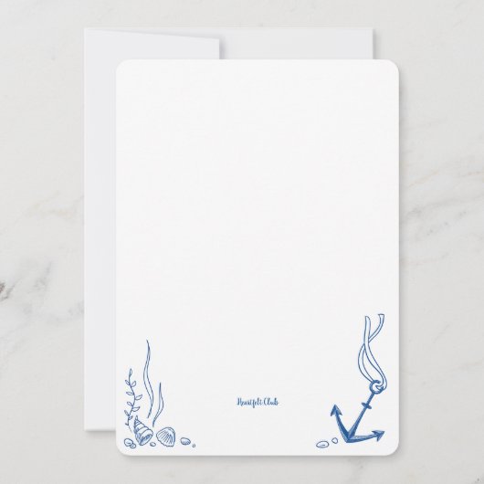 Invitation Fête de voile (Dos)