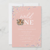 Invitation Fête de Wild One Première fête d'anniversaire (Devant)