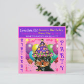 Invitation Fête de Yorkie Poo  (Debout devant)