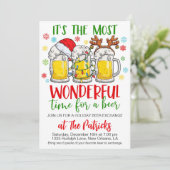 Invitation Fête d'échange de bières (Debout devant)