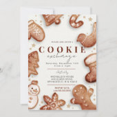 Invitation Fête d'échange de biscuits (Devant)