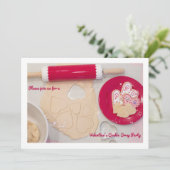Invitation Fête d'échange de biscuits de la Saint-Valentin  (Debout devant)