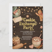 Invitation Fête d'échange de biscuits de Noël (Devant)
