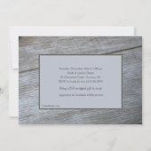 Invitation Fête d'échange de cadeaux de Noël (Dos)