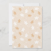 Invitation Fête d'échange de cookies de vacances (Dos)