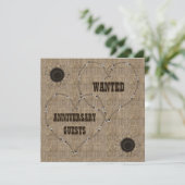 Invitation Fête décontractée de 50e anniversaire de mariage s (Debout devant)