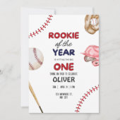 Invitation Fête d'enfant pour le prix de la recrue de l'année (Devant)