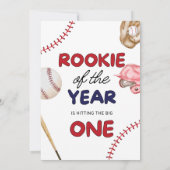 Invitation Fête d'enfant pour le prix de la recrue de l'année (Dos)