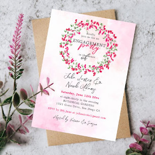 Invitation Fête d'engagement de la forêt tropicale de Bougain