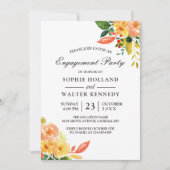 Invitation Fête d'engagement de l'automne de la Pêche d'aquar (Devant)