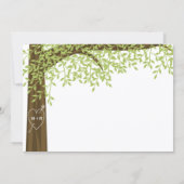 Invitation Fête d'engagement des arbres du printemps et de l' (Dos)