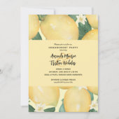 Invitation Fête d'engagement des citrons verts (Devant)