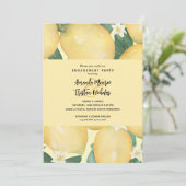 Invitation Fête d'engagement des citrons verts (Debout devant)