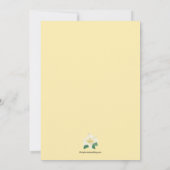 Invitation Fête d'engagement des citrons verts (Dos)