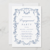 Invitation Fête d'engagement Floral de France Bleue (Devant)