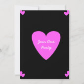 Invitation Fête d'engagement ou de mariage Invitation. (Dos)