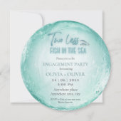 Invitation Fête d'engagement sur le thème de la plage (Devant)