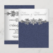 Invitation Fête Denim et Diamants (Devant / Derrière)