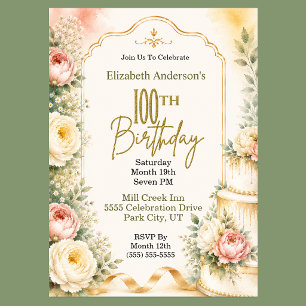 Invitation Fête des 100 ans de la Belle Pivoine