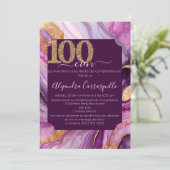 Invitation Fête des 100 ans de la superbe agate espagnole (Debout devant)