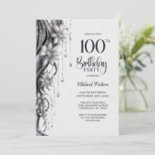 Invitation Fête des 100 ans Fleurs et Diamants (Debout devant)