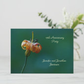 Invitation Fête des 15 ans de mariage, Nom, Lys Jaune (Debout devant)