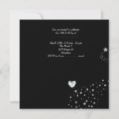 Invitation FÊTE DES 16 ANS 16e Anniversaire (Dos)