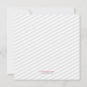 Invitation Fête des 25 ans de mariage - Noces d'argent Ballon (Dos)