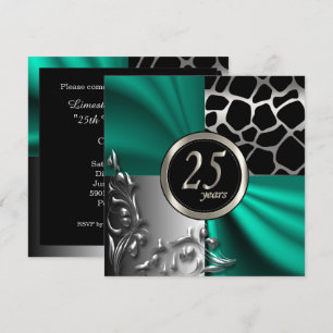 Invitation Fête des 25 ans d'Elegant Green