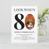 Invitation Fête des 30 40 50 60 80 ans (Debout devant)