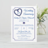 Invitation Fête des 45 ans de mariage Saphirs Diamants (Debout devant)