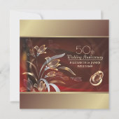 Invitation Fête des 50 ans de mariage  (Devant)