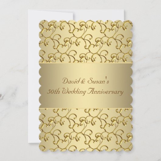 Invitation Fête des 50 ans de mariage (Devant)