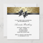 Invitation Fête des 55 ans de Diamond Bow Womans Black Gold (Dos)