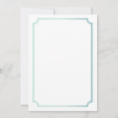 Invitation Fête des 55 ans de mariage Alexandrite Diamant (Dos)