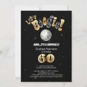 Invitation Fête des 60 ans de Let's Boogie pour hommes (Devant)