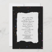 Invitation fête des 65 ans de mariage (Dos)