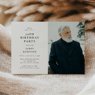 Invitation Fête des 70 ans de Modern Photo