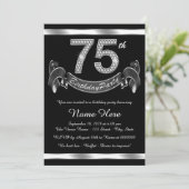 Invitation Fête des 75 ans Argent (Debout devant)