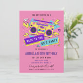 Invitation Fête des 80 | Anniversaire 80's (Debout devant)