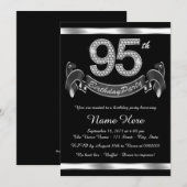 Invitation Fête des 95 ans d'argent (Devant / Derrière)