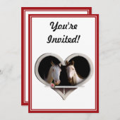 Invitation Fête des amateurs de chevaux (Devant / Derrière)