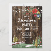 Invitation Fête des "amis" de Noël (Devant)