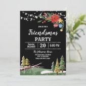 Invitation Fête des "amis" de Noël (Debout devant)