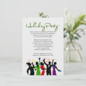 Invitation Fête des amis et des encouragements (Debout devant)