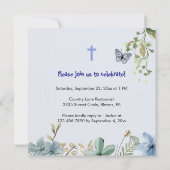 Invitation Fête des animaux Orthodoxes Fête d'anniversaire de (Dos)