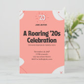 Invitation Fête des années 20 (Debout devant)