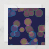 Invitation Fête des années 80 !Invitation (Dos)